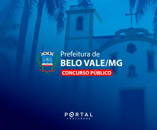 Concurso Belo Vale (MG): Instituto Consulplan é definido como banca para novo edital