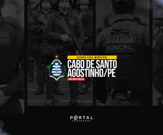 Concurso GCM Cabo de Santo Agostinho (PE): edital com 200 vagas para Guarda Municipal deve sair a qualquer momento