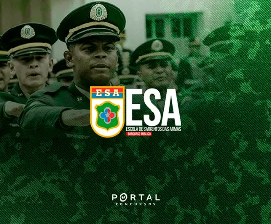 Edital ESA 2026: Exército abre 1.100 vagas para Sargentos com salários de até R$ 5,6 mil